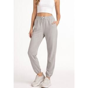 James Perse Women’s Standard Amber Gray Jogger Sweatpants Size 2 Soft Cotton